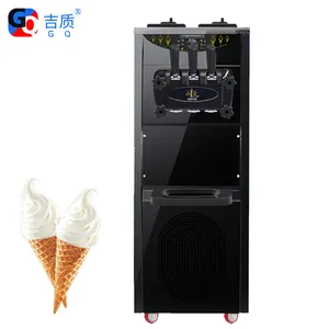 Máquina de helados de pie, mezcla de sabor, KLS-F636 FOOD 2 + 1, Mesin es krim lunak komersial/softeis-automatwerbung