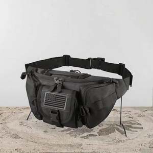 Bolso Bandolera Multifuncional Retro de Poliéster para Hombre, Bolso de Pecho Cruzado Impermeable para Viajes, con Logotipo Personalizado, Riñonera - Product Image 3