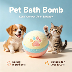 Bombas de Baño Relajantes para Perros y Gatos de 30-200g, Artículos de Baño y Aseo para Mascotas, Hidratantes y con Aromaterapia, para Disfrutar del Baño - Product Image 1