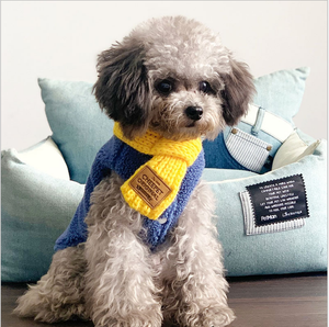 إكسسوارات جديدة للحيوانات الأليفة: وشاح محبوك للكلاب لفصل الشتاء - Product Image 5