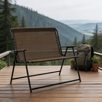 Nouvelle conception moderne, chaise zéro gravité de grande taille pour 2 personnes, double largeur, pliable, respirante, en maille, chaise inclinable d'extérieur pliable