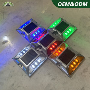 वाटरप्रूफ ड्राइववे मार्कर के नेतृत्व वाली सड़क स्टड 6 चमक चिंतनशील आंखों एल्यूमीनियम की आंखें परावर्तक सौर नेतृत्व वाली सड़क स्टड स्टड - Product Image 2