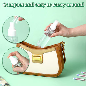 Colorful PET Plastic 60ml 80ml & 100ml Fine <b>Mist</b> Spray <b>Bottles</b> with Full Cover Pump Sayer for Perfume Use - Product Image 3