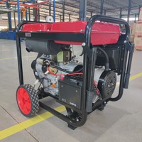 Groupe électrogène diesel 8 kW à démarrage électrique monophasé/triphasé pour usage domestique et industriel, petit modèle 220V/380V KN10000