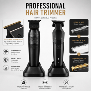 Cortadora de Pelo Profesional MRY de 7000 RPM con Cuchilla de Cerámica de Titanio, Recortadora Inalámbrica para Barbería, Máquina de Corte de Pelo Plug & Play para Hombres - Product Image 3