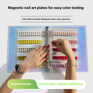 Libro Espositivo Magnetico per <span class=keywords><strong>Unghie</strong></span> 120/240 Colori, in Acrilico e Plastica, per Nail Art Professionale UV, con Pagine Rimovibili - Product Image 2