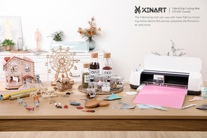 Xinart – tapis de découpe pour machine à <span class=keywords><strong>Cricut</strong></span> 3/<span class=keywords><strong>Maker</strong></span>/Explore 3/Air 2/Air/One 12x24 pouces, tapis de découpe en vinyle adhésif rose - Product Image 4