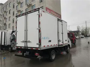 विशेष हॉट सेलिंग चाइना लाइट ट्रक बॉडी केएएम छोटे कार्गो ट्रक रेफ्रिजरेटेड ट्रक बॉडी