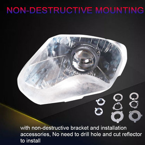 โมดูลเลนส์ขนาดเล็กคุณภาพสูง 1.5 นิ้ว ไฟหน้า LED 40W 12V H4 H7 H11 โปรเจคเตอร์ 6000k หลอดไฟโปรเจคเตอร์รถยนต์ใหม่พร้อมเลนส์ - Product Image 5