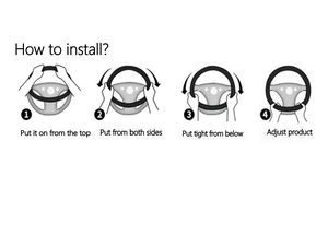 Protecteur de roue en peluche automatique pour femmes PVC caoutchouc Voant Voiture direction couverture de poignée de voiture conception sportive pour modèle Yaris et TT - Product Image 6