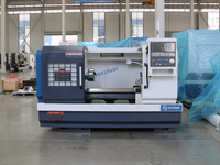 Mini tour CNC horizontal à bas prix de haute précision CAK6150V Rail dur CNC Torna 82mm alésage tour CNC à vitesse continue
