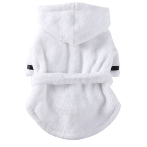 Custom Pet <strong>Dog</strong> Clothes Super Absorbent Pet <strong>Bathrobe</strong> for Cats and <strong>Dogs</strong> Microfiber <strong>Dog</strong> <strong>Bathrobe</strong> Bath Towel - Product Image 1