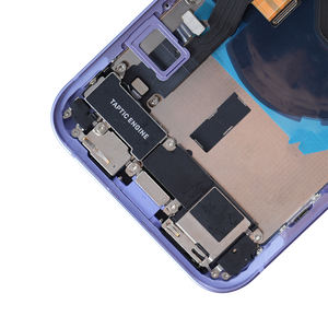 Carcasa Trasera de Repuesto con Diseño de Barra de Cristal para <span class=keywords><strong>iPhone</strong></span> <span class=keywords><strong>12</strong></span> <span class=keywords><strong>Mini</strong></span> <span class=keywords><strong>12</strong></span>, Chasis Protector con Cable Flex, Piezas para Carcasas de Teléfonos Móviles - Product Image 5