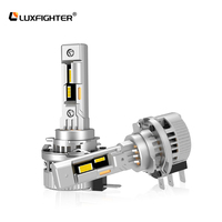 Q66 H15 Auto LED-Scheinwerfer 90W 8000LM 6500K IP65 LED-Birne für Fahrzeugbeleuchtungs-Upgrade DC12-16V Plug&Play mit Lüfter Aluminium 1 Stück