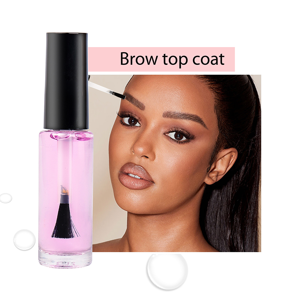 Водостойкое тонировочное верхнее покрытие для бровей, гель для бровей, прозрачное верхнее покрытие для бровей, веганское, низкий минимальный объем заказа