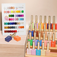 Kit Cadeau Cosmétique Professionnel : Ensemble de Vernis à Ongles Gel Semi-Permanent 60 Couleurs à Marque Blanche avec Lampe LED (Bouteille MXSI)
