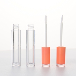 Usine directe couleur <span class=keywords><strong>bonbon</strong></span> orange couleur personnalisée 5ml contenants de brillant à lèvres <span class=keywords><strong>tube</strong></span> avec baguette - Product Image 4