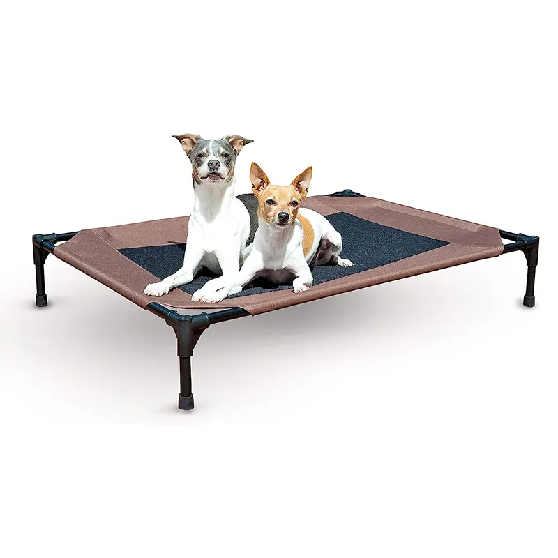 Wholesale Summer Cooling Elevated Pet Bed Outdoor Portable Camp Dog Bed Raised Dog Bed