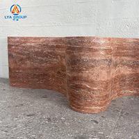 Carrelage souple en travertin, marbre d'argile, pierre naturelle, pavés en travertin, pierre flexible pour la décoration