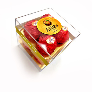 T8 wrapper square gift box Bangladesh hot sale double layer Decker wafer ball chocolate