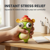 Jouet anti-stress tendance en plastique souple « Knife Brother » avec yeux qui sortent, créatif, amusant, dessin animé, unisexe, pour les 7-14 ans, vente en gros