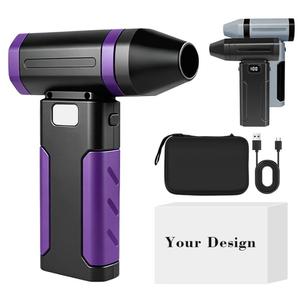 0728 Best Selling 80000-120000 Rpm High Wind Speed Fan Abs + Metal <b>Sandblasting</b> Jet Led Digital Display Small Blower - Product Image 4