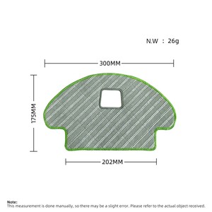 Tampon de vadrouille de remplacement pour aspirateur robot <span class=keywords><strong>Ecovacs</strong></span> Debot <span class=keywords><strong>OZMO</strong></span> <span class=keywords><strong>930</strong></span> Pièces détachées de chiffon de vadrouille réutilisable Accessoires - Product Image 6