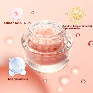 Salmon PDRN krim wajah, krim kapsul kolagen merah muda PDRN untuk memperbaiki penuaan, hidrasi, kerutan, kulit wajah - Product Image 3