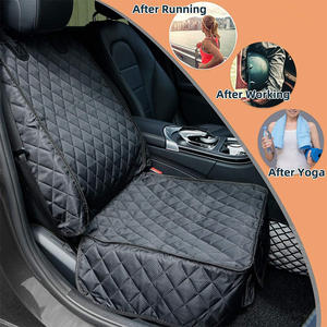 Housse de siège <span class=keywords><strong>avant</strong></span> de voiture pour animaux de compagnie de qualité supérieure avec poche de rangement matelassée et <span class=keywords><strong>protection</strong></span> complète pour chiens - Product Image 2