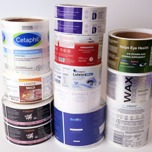 Etiquetas Adhesivas Personalizadas para Alimentos, Impresión de Etiquetas de Vinilo Resistentes al Agua, Rollo de Etiquetas con Logotipo - Product Image 1