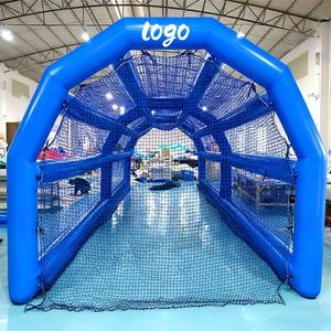 Su misura aria stretta Pvc gonfiabile <span class=keywords><strong>Baseball</strong></span> Softball battuta & Pitching gabbia Backstop con rete gonfiabile gabbia da <span class=keywords><strong>Baseball</strong></span> - Product Image 3