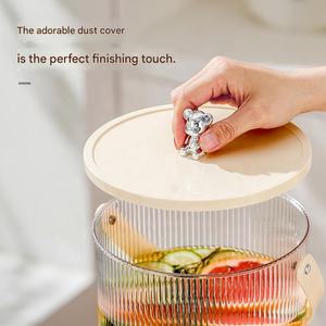 Carafe à eau froide avec robinet, <span class=keywords><strong>pichet</strong></span> à jus pour réfrigérateur, récipient filtrant pour boissons pour la maison, la cuisine, le camping, les fêtes - Product Image 6