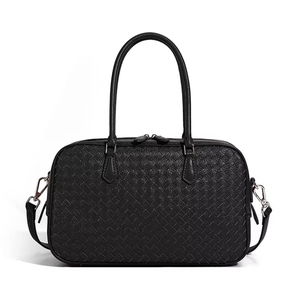 Bolso de Mujer 2025, Hecho a Mano, Cuero Genuino de Vaca, Tejido, con Cierre, de un Solo Hombro - Product Image 5