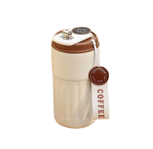 New Design Double Wall Smart Travel <b>Mug</b> Stainless Steel Insulated <b>Thermal</b> Coffe <b>Mug</b> With Led Screen - Product Image 2