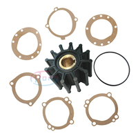 Remplacer le kit Sherwood 10615K et 10615K Crusader RP061017 4BTA Seawater QSD 2.0 3908220 47-879312025 Roue en caoutchouc marine
