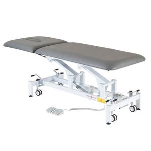 Camilla de fisioterapia de 2 secciones, mesa de terapia de tratamiento eléctrico, mesa de masaje portátil quiropráctica, sofá de examen de cama - Product Image 2