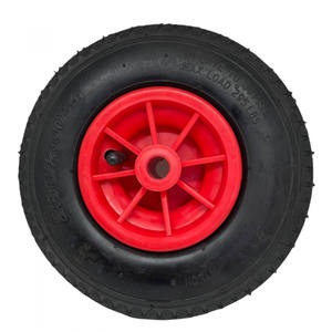 PNEUMATIC WHEEL FOR TROLLIES WITH <b>PLASTIC</b> <b>DISC</b> IDEAL STAR 260x85 mm - capacity 150 kg - Product Image 2