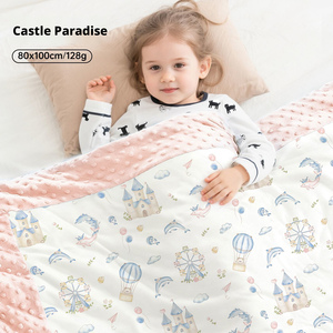 Literie bébé personnalisée à motifs végétaux et floraux : Housse en tricot confortable, Couette/couverture respirante pour bébé - Product Image 5