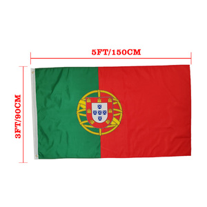 Bandiera del Portogallo per Tifosi <span class=keywords><strong>di</strong></span> Calcio, Prezzo <span class=keywords><strong>di</strong></span> Fabbrica all'Ingrosso, Bandiera Portoghese per Esterni - Product Image 4