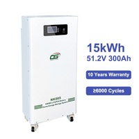 Batterie au lithium NK005 51,2 V 48 V 15 kWh 280 Ah 300 Ah Lifepo4, système d'énergie solaire hors réseau, stockage d'énergie domestique