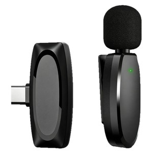 Mini <b>Wireless</b> Lavalier <b>Microphone</b> With Type C Interface For Mobile Phones And Cameras Noise Reduction Mic - Product Image 4