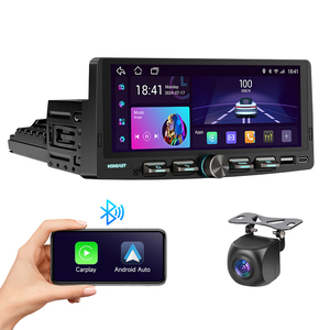 유니버설 9인치 IPS WiFi 1 DIN BT 카 라디오 GPS 네비게이션 시스템 안드로이드 7/9/10 호환 스테레오 터치 스크린 USB CD 플레이어 - Product Image 6