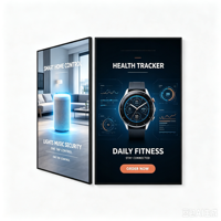 Pantalla Digital Ultrafina de Alto Brillo para Montaje en Pared, Pantalla LCD de 32 Pulgadas Legible bajo la Luz Solar, Publicidad Digital con Gestión Remota Android CMS