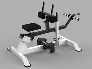 Équipement de fitness direct usine pour l'entraînement des gastrocnèmiens et des <span class=keywords><strong>soleus</strong></span> des mollets – RELOADED SEATED CALF RAISE - Product Image 2