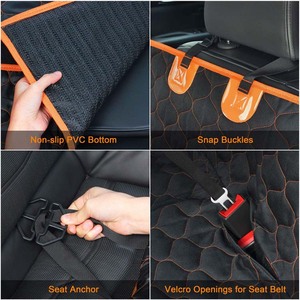 Funda de Asiento para Perros y Mascotas, Acolchada, Antideslizante, Impermeable, Ecológica, para Coche, Suministro de Fábrica - Product Image 5