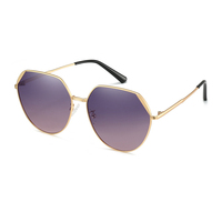 Lunettes de soleil polarisées pour femmes, style œil de chat, protection UV400, lunettes de soleil rétro, monture en métal, lunettes de soleil pour la conduite en plein air, les voyages