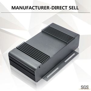 Custom Aluminum Amplifier case Extruded Aluminum Wall Mounted <b>Enclosure</b> Box - Product Image 5