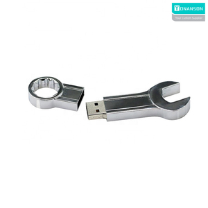 Logo in 64GB <span class=keywords><strong>Memory</strong></span> Stick cờ lê hình dạng USB <span class=keywords><strong>Flash</strong></span> Bộ nhớ cờ lê với 4GB 8GB 16GB 32GB 128GB năng lực sản phẩm kim loại mới - Product Image 5