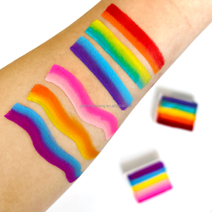 <span class=keywords><strong>Palette</strong></span> de <span class=keywords><strong>peinture</strong></span> pour le visage fluorescente aux couleurs néon UV professionnelles, 12 couleurs, <span class=keywords><strong>peinture</strong></span> corporelle qui brille dans le noir, fournitures pour enfants, maquillage d'Halloween - Product Image 2