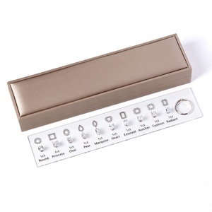 Outils <span class=keywords><strong>de</strong></span> découpe <span class=keywords><strong>de</strong></span> diamants 1ct-6ct avec logo personnalisé sans frais supplémentaires, ensemble <span class=keywords><strong>de</strong></span> pierres maîtresses <span class=keywords><strong>de</strong></span> haute qualité en zircone cubique (CZ) pour la fabrication <span class=keywords><strong>de</strong></span> bijoux - Product Image 1